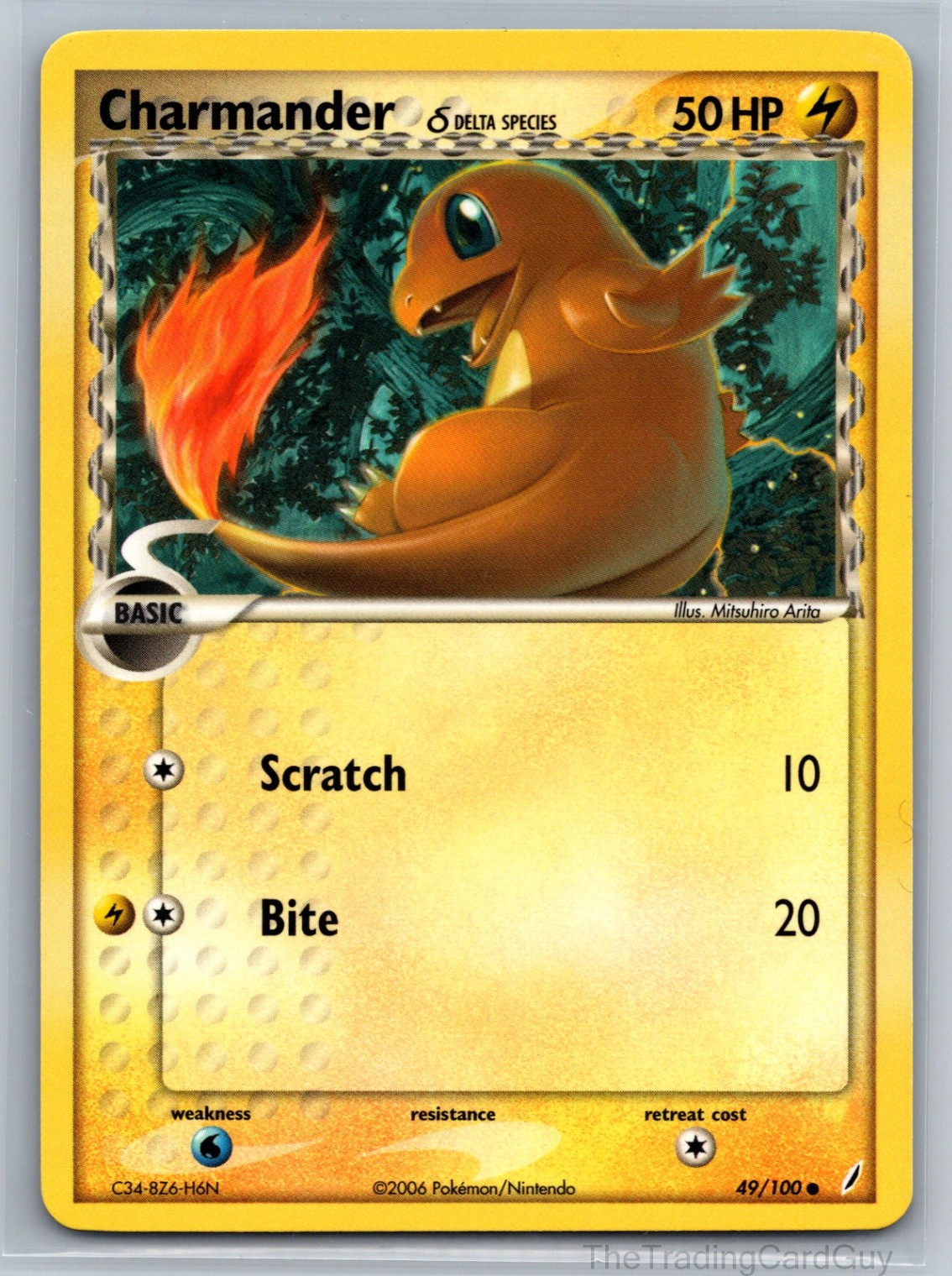 Charmander (Delta Species) Common Crystal Guardians  49/100 NM