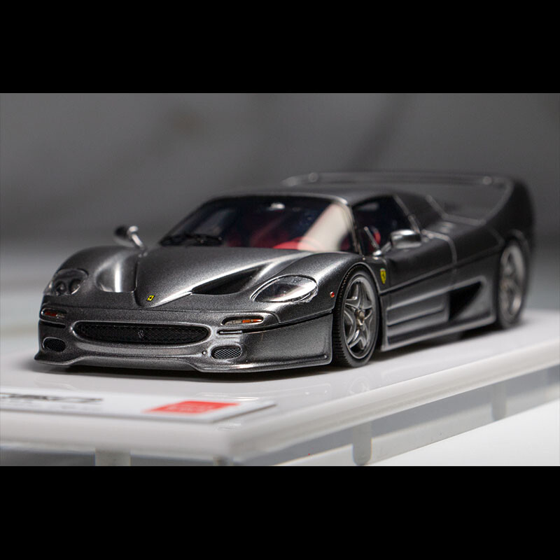 SCM 1:43 Ferrari F50 Coupe Metallic Grey Resin Diecast Car Model Collection
