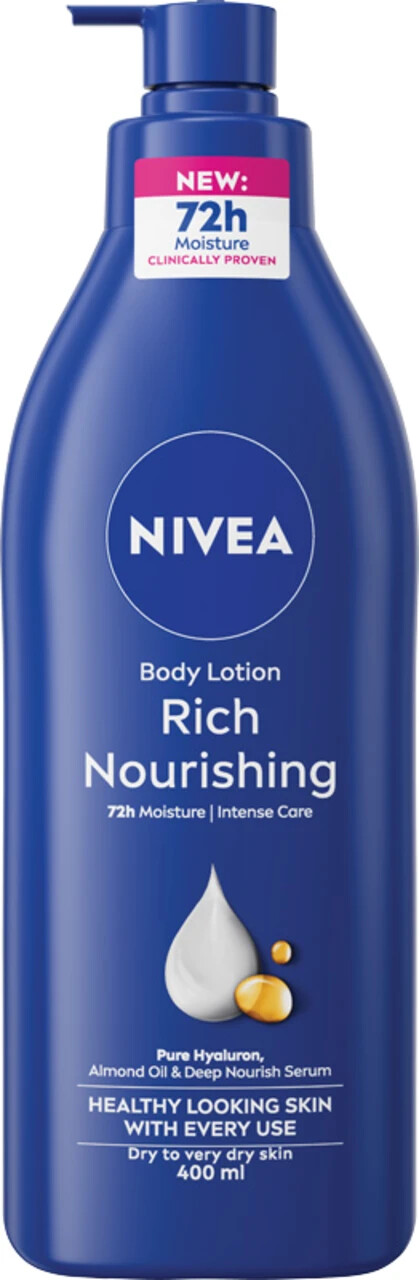 Nivea Rich Nourishing Body Lotion Pure Hyaluron & Almond Oil 400ml