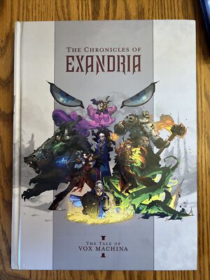 THE CHRONICLES OF EXANDRIA: The Tale of Vox Machina Vol 1 Critical Role 2017