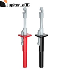 2PCS Sécurité Isolé Crochet de Test Clip Bulit-in Ressort Sharp Piercing Sondes Outil