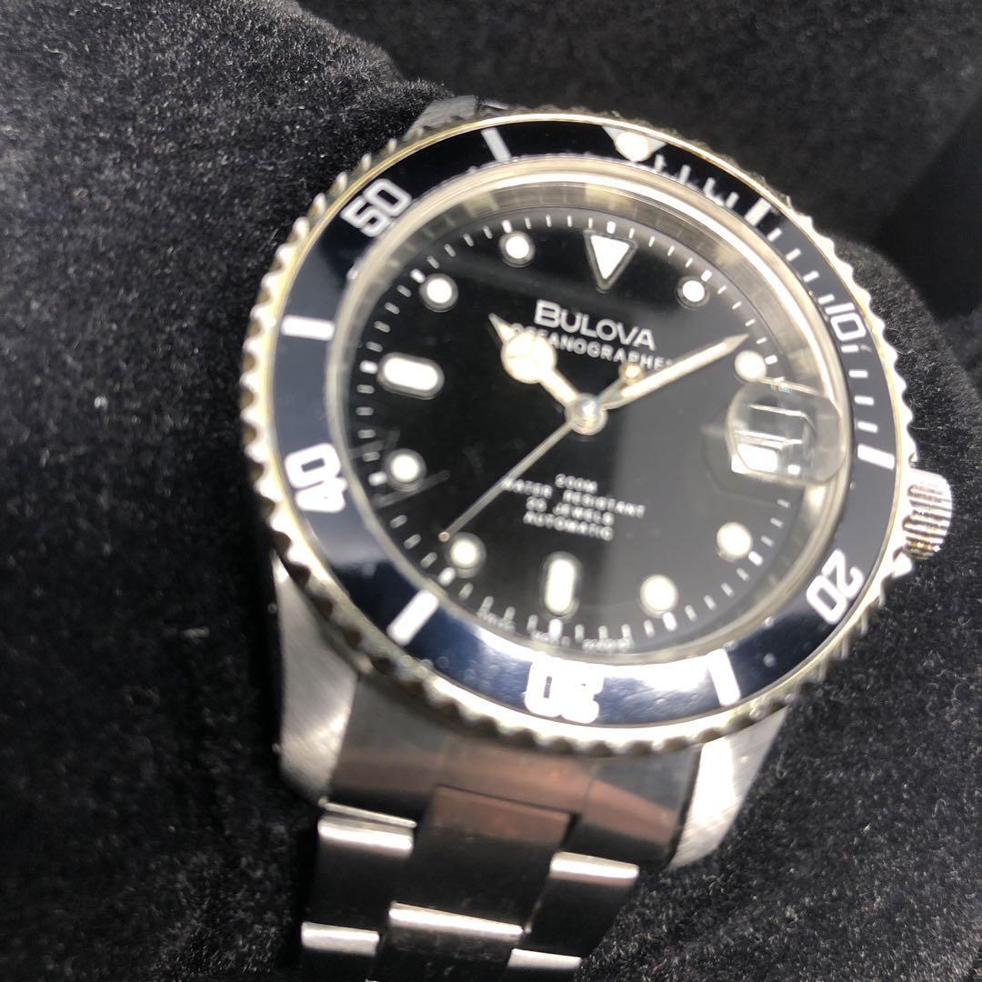 BULOVA OCEANOGRAPHER 25 JEWELS 80s VINTAGE BLACK & SILVER BULOVA OCEANOGRAPHER 25 JEWELS 80s VINTAGE BLACK & SILVER