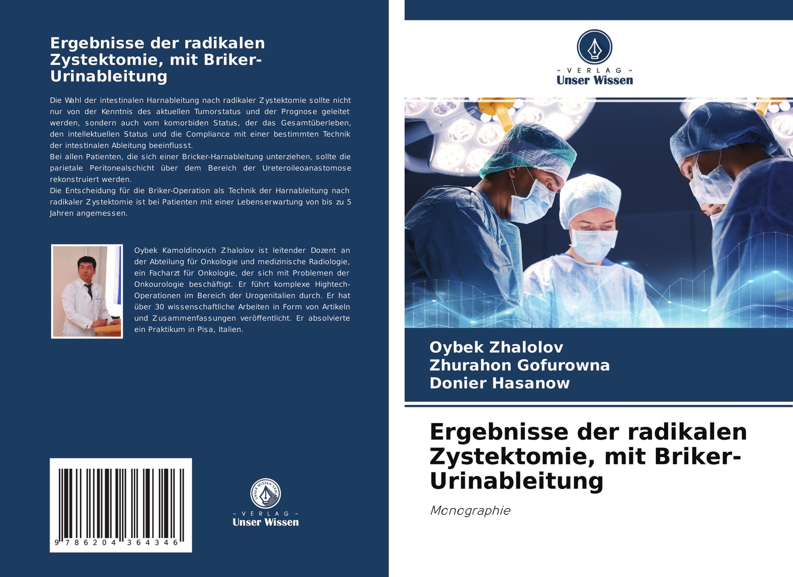 Oybek Zhalolov (u. A.) | Ergebnisse Der Radikalen Zystektomie, Mit...