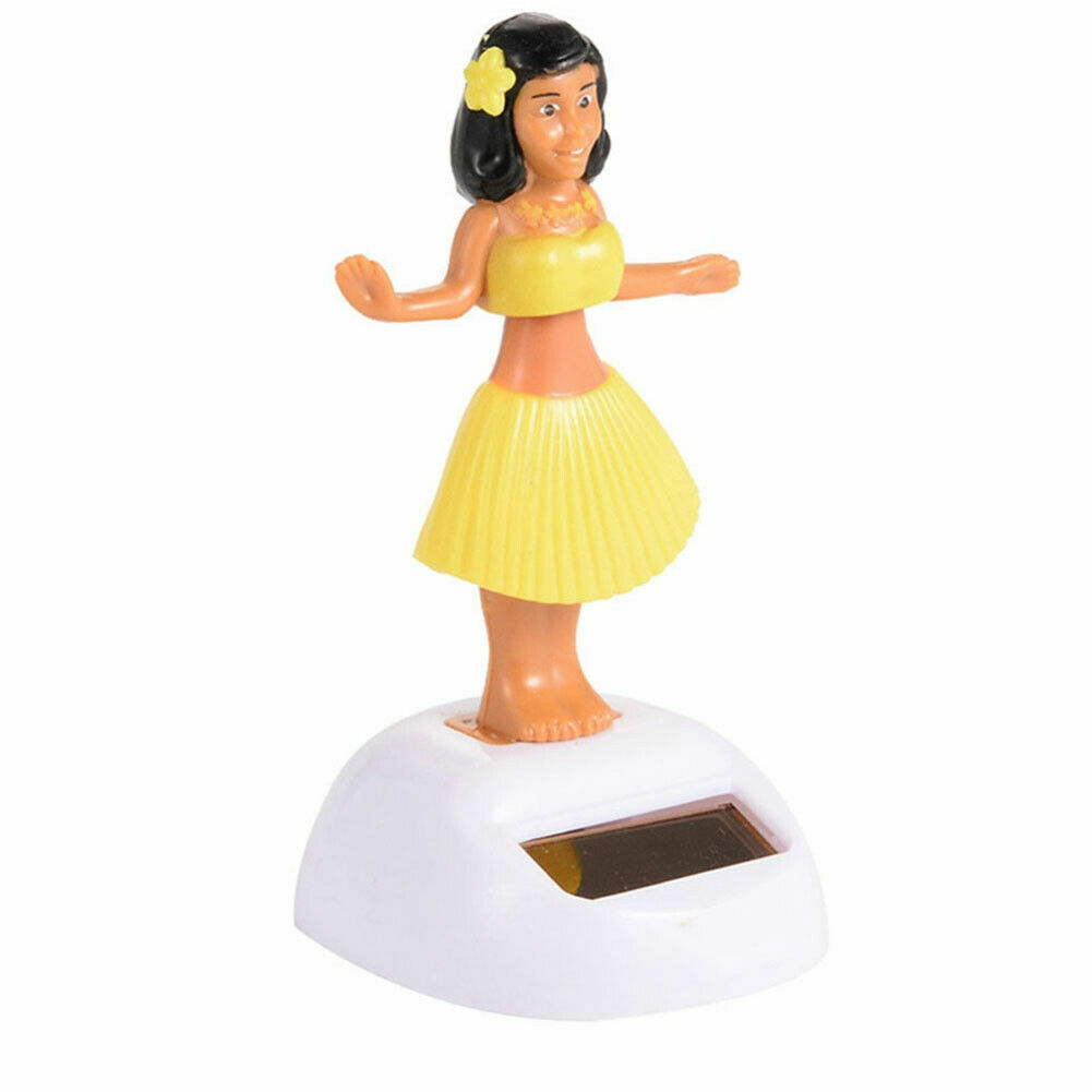 solar dashboard hula girl