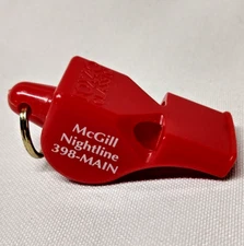 FOX 40 Classic CMG Safety 3 Chamber Whistle Advertising