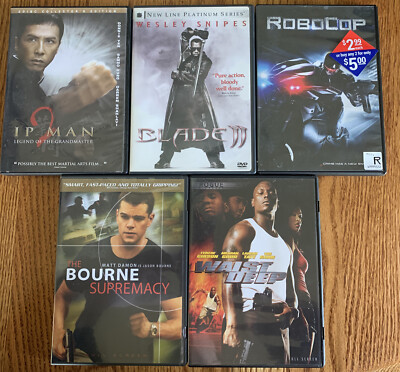 IP MAN 2, Blade II, RoboCop, The Bourne Supremacy, Waist Deep 5 DVD Action Pack