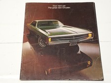 Vintage 1969 CHRYSLER DEALER SALES BROCHURE