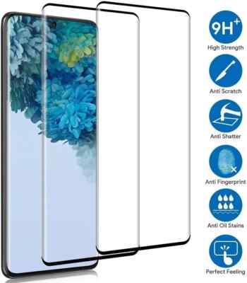 2Protector de Pantalla Cristal Vidrio Templado Solo Para Samsung Galaxy S20 Plus