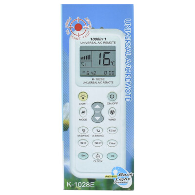 #ad #ad Universal A C Remote Control Air Conditioner LCD 1000 in 1 new K 1028E $4.99