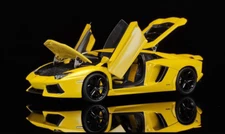 AUTOart 1/43 Alloy fully open car model Lamborghini Aventador LP700-4 Yellow