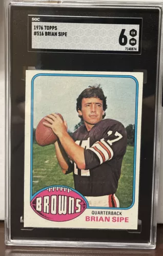 1976 TOPPS #516 BRIAN SIPE SGC 6