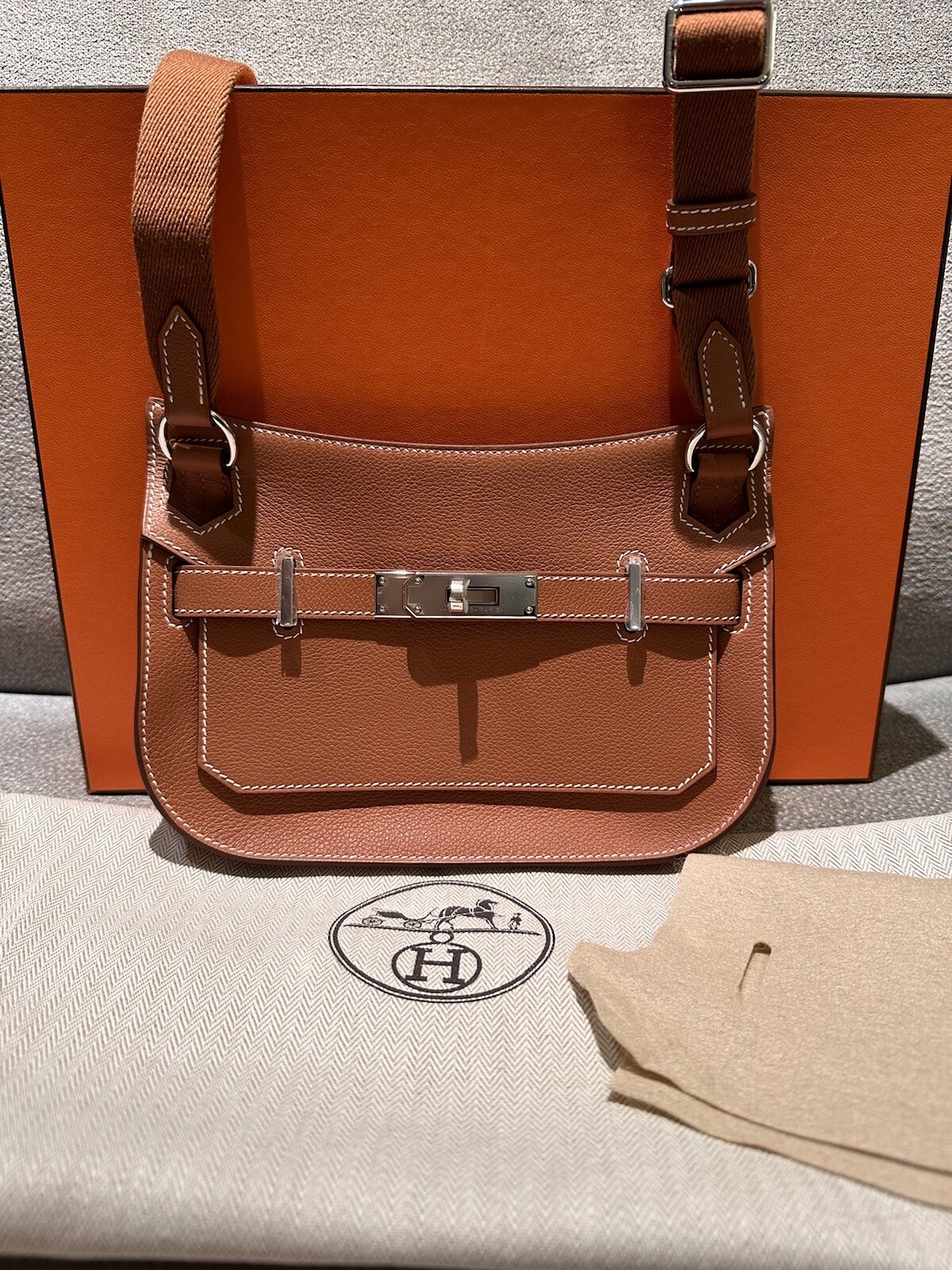 Hermes Mini Jypsiere Gold PHW Bnib