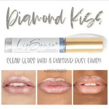 Diamond Kiss Gloss LipSense high shine gloss blended with real diamond dust. New