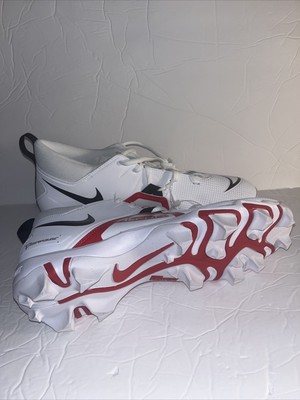 Nike Alpha Menace 3 Shark Football Cleat Red White Men display picture 1