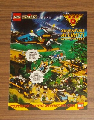 Seltene Werbung LEGO Town Res-Q 6462 Hubschrauber 6445 Emergency Evac 1999