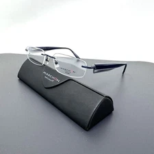 Marchon Airlock 2 Eyeglasses AL800/66 021 Frames 51 [] 18 140 Flex Hinges DEMOS