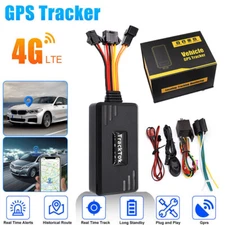 4G Car GPS Tracker Real-time Tracking Locator Device Remote Control Anti Theft