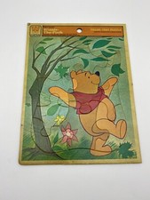 Vintage 1964 Walt Disney Winnie-The-Pooh Frame Tray Puzzle