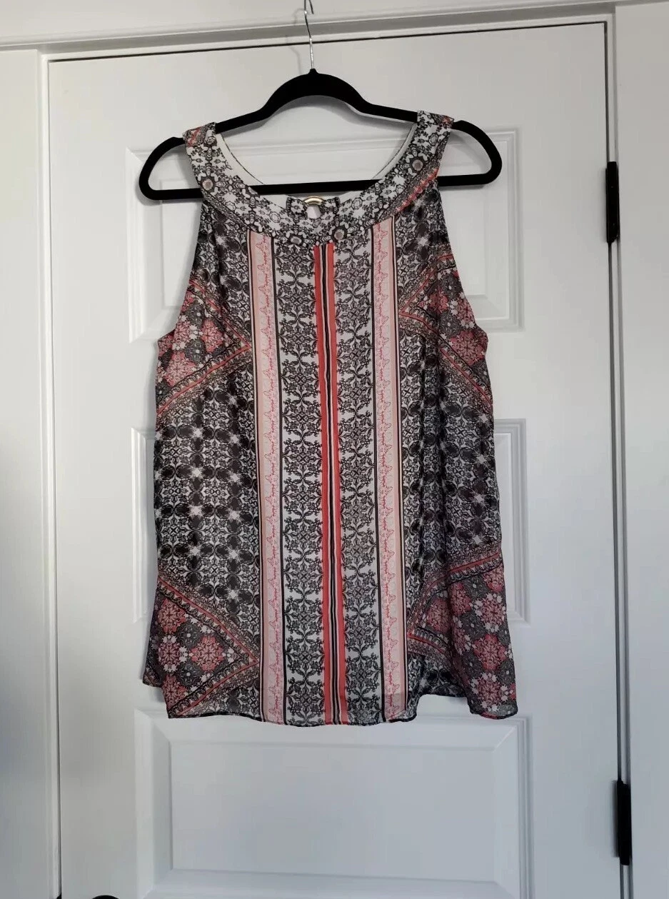 Alyx Top Chiffon Materiale Esterno Multicolore Con Decorazione Metallo Fton Taglia Plus 0X