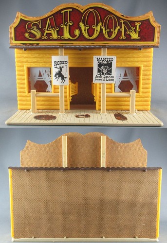 Type Comansi - Far-West - Coffret Tucson City 6 Bâtiments Trains Tapis Jeu - Picture 6 of 12