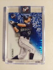 2022 Topps Pristine Ichiro Encased Blue Pristine Refractor /75 Mariners #179 SP 