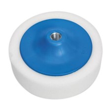 Image of Sealey Buffing & Polishing Foam Head Ø150 x 50mm 5/8"UNC White/Dense