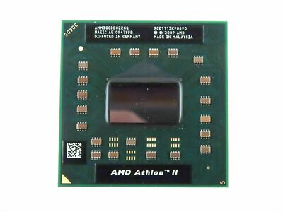 AMD ATHLON II M300 MOBILE 2.00GHZ S1G3 2-CORE LAPTOP CPU PROCESSOR AMM300DB022GQ