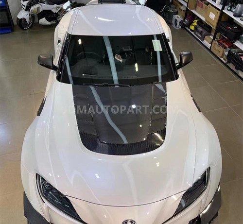 Partial Carbon Fiber Bonnet Front Hood Fits For Supra A90 Special Offer - Picture 3 of 3