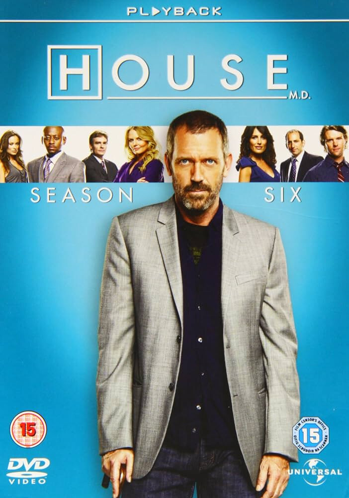House Complete Series Six (6 x DVDs, 2010) Hugh Laurie NEW SEALED PAL Region 2