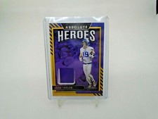 2021 PANINI ABSOLUTE HEROES ADAM THIELEN JERSEY PATCH PLAYER WORN MATERIAL /49
