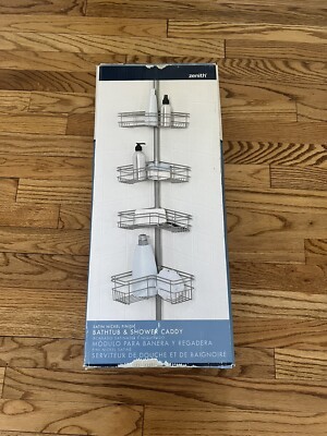 NEW:  Zenith - Corner Pole Shower Caddy (Nickel) (2130NN)