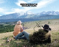 Brokeback Mountain signed photo Ledger Jake 8X10 poster picture autograph RP 