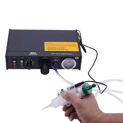 982 Semi-Automatic Glue Dispenser Machine Solder Paste Controller Glue Dropper