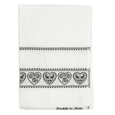 Set 3 Strofinacci In Puro Cotone Con Tela Aida Ricamabile - Canovacci Assorbenti 60x75 Cm Per Cucina - Foto 9