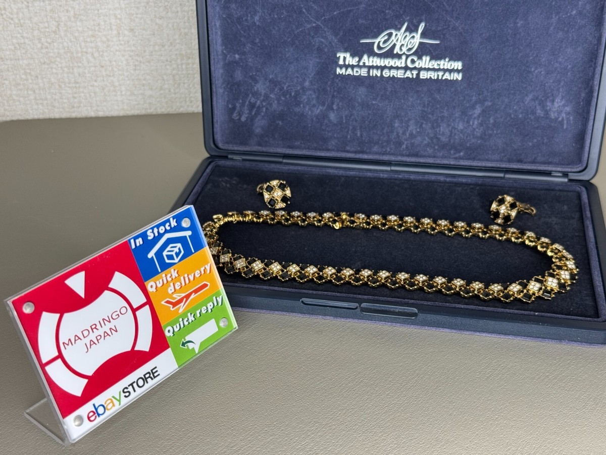 A&S アトウッド＆ソーヤー イギリス ヴィンテージ ネックレス イヤリング A&S Attwood & Sawyer The Attwood Collection Vintage Necklace