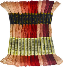 Premium Rainbow Color Embroidery Floss - Cross Stitch Threads - Friendship Brace