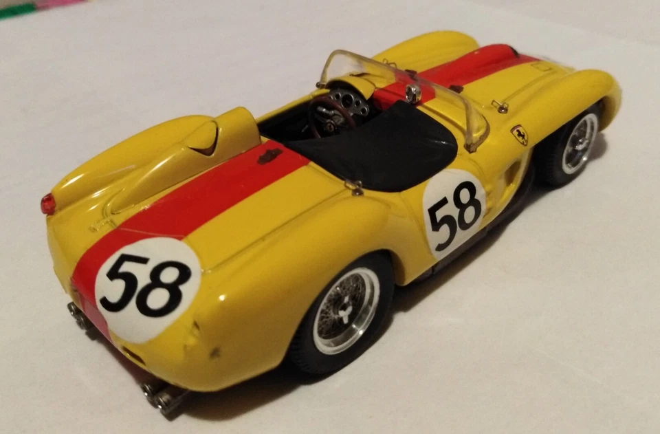 BANG MODEL 1:43 FERRARI 250 TR BIANCHI/MAIRESSE LE MANS 1958 SENZA BOX/TECA - Immagine 4 di 4