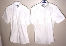 MH Pilot White Button up Work Shirts Lot of 2 Size 16 NWOT