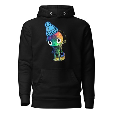 Baby Martian Graphic Art Hoodie (Unisex)