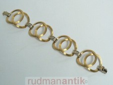 elegantes ARMBAND GOLD 585 GELBGOLD RINGE mit WEISSGOLD - punziert und signiert
