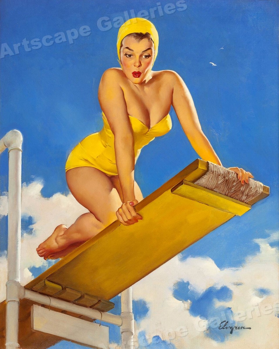 1950 Pin Up Girl オブジェセット ピンナップガール Gil Elvgren 1950s PinUp Girl 