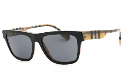 BURBERRY BE4293 380687 Sunglasses Vintage Frame Grey Lenses 56 mm 