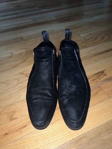 Men’s Black Roberto Botticelli Designer Boots Size 43