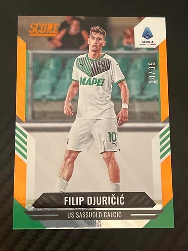 2021-22 Panini Score Serie A - Filip Djuricic Orange Lava /99 #196 - Picture 2 of 3