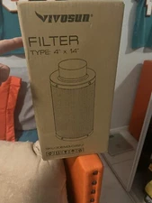 VIVOSUN 4" Inch Air Carbon Filter Virgin Charcoal for Inline Fan