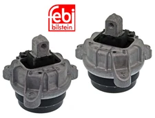 Engine Motor Mount Hydraulic Lt & Rt 2pcs OE Febi for BMW xDrive 5 6 7