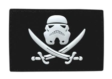 Jolly Roger Storm Trooper Patch [PVC Rubber - 3.0 X 2.0 -ST-1]