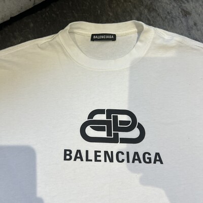 Balenciaga BB Interlock T-shirt Size M OVERSIZED Mens Fits Like L