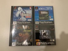 Lot 4 jeux PS1/PSX [FR] - Type Rainbow Six et Spec Ops complets TBE