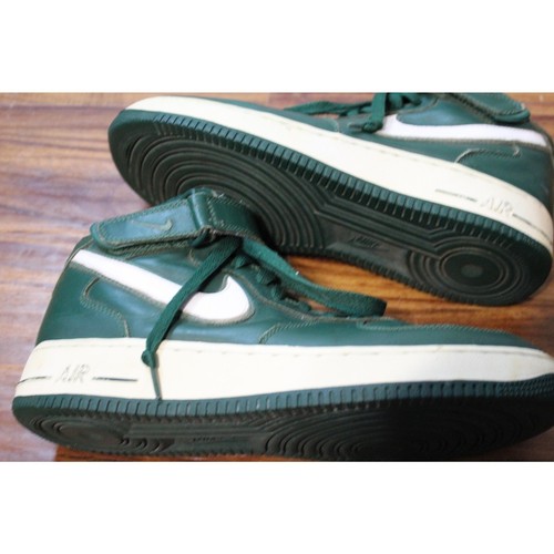 Nike Air Force 1 Mid Forest Green 306352 311 RARE Deadstock AF1 2003 Size 10.5 - Picture 2 of 10